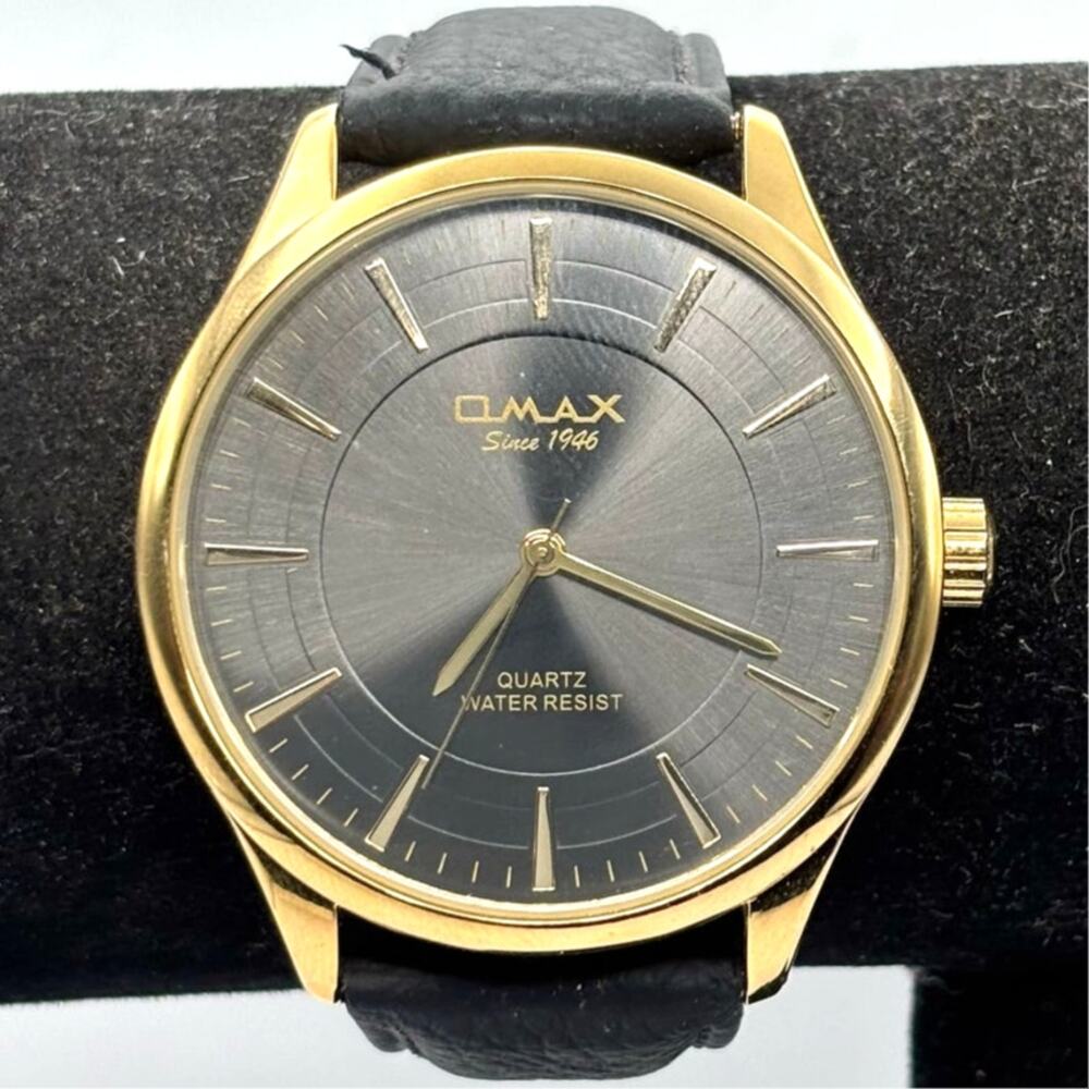 Gold Omax Men's Watch
